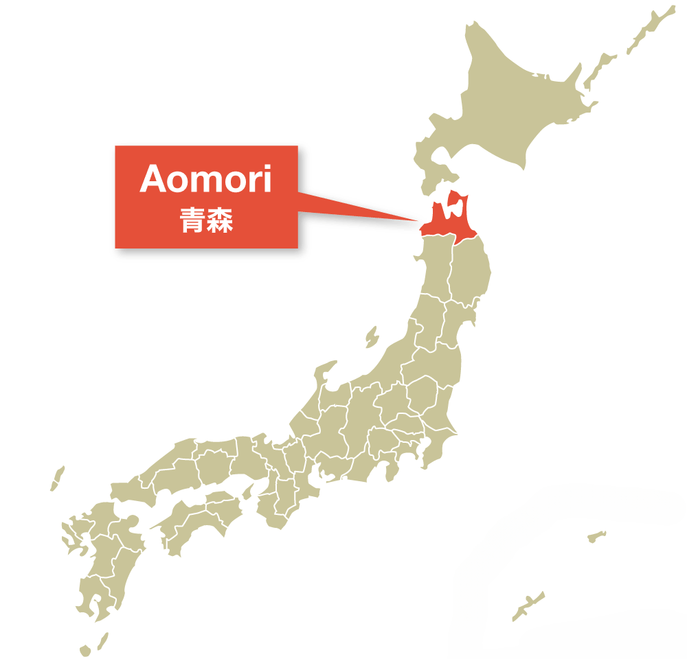 Vị trí tỉnh Aomori Nhật Bản