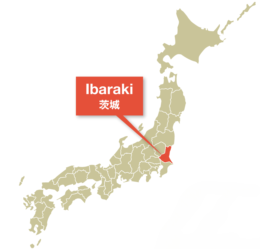 Vị trí tỉnh Ibaraki