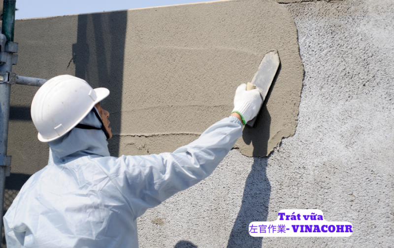 Trát tường ở Nhật là làm gì?