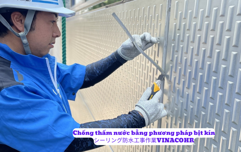 Quy trình thi công trát và chống thấm ở Nhật Bản