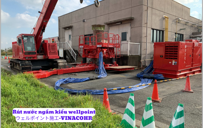 Rút nước ngầm kiểu wellpoint ở Nhật Bản