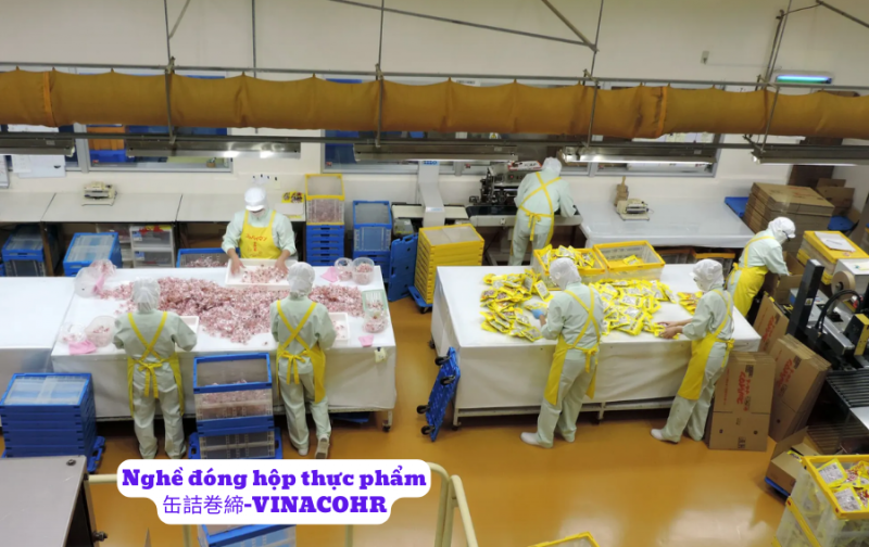 Sản xuất thực phẩm đóng hộp ở Nhật