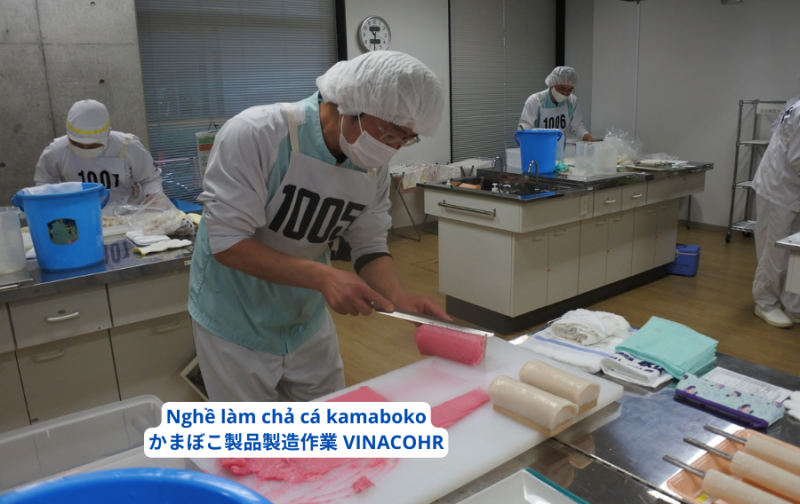 Đơn hàng làm chả cá Kamaboko ở Nhật Bản