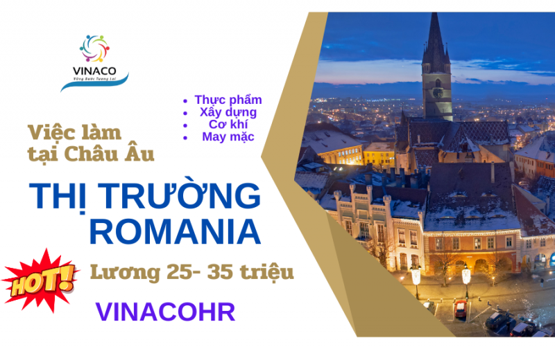 Xuất khẩu lao động Romania 2024