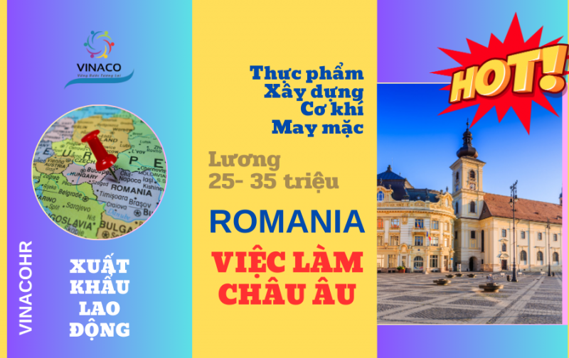 Tuyển dụng 110 Nam đi làm việc tại nhà máy đóng tàu ở Romania