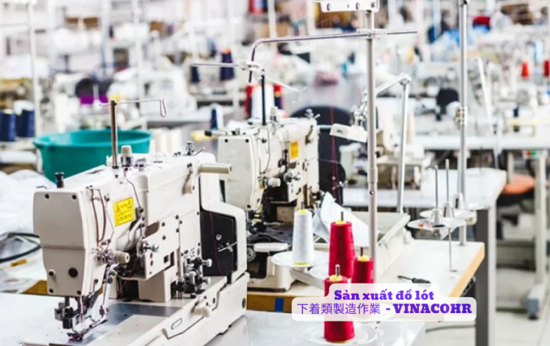 May mặc sản xuất đồ lót ở Nhật Bản