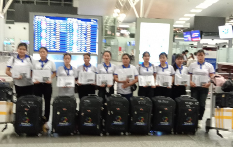 VINACOHR chúc mừng các bạn xuất cảnh tháng 4/2024 sang Ả Rập Xê Út làm giúp việc gia đình.