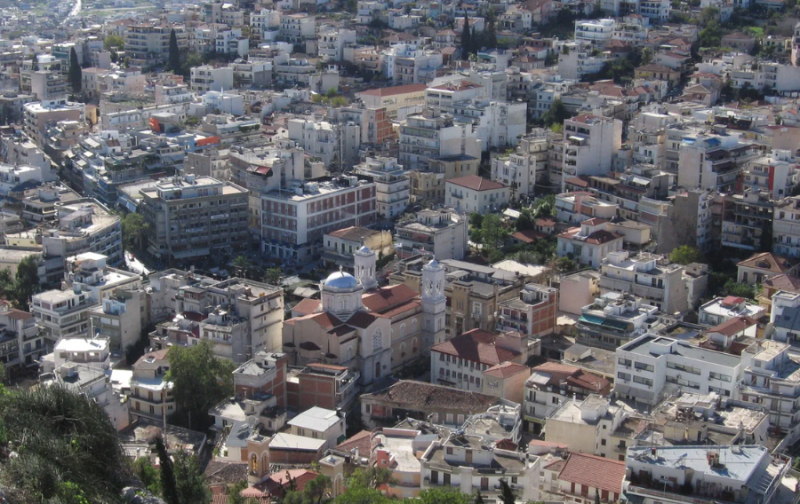 Thành phố Lamia của Hy Lạp