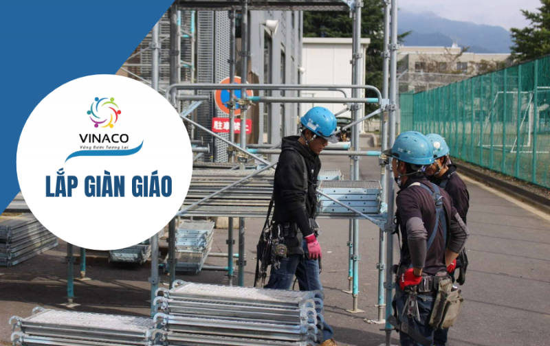 Làm giàn giáo xây dựng tại Kanagawa Nhật Bản